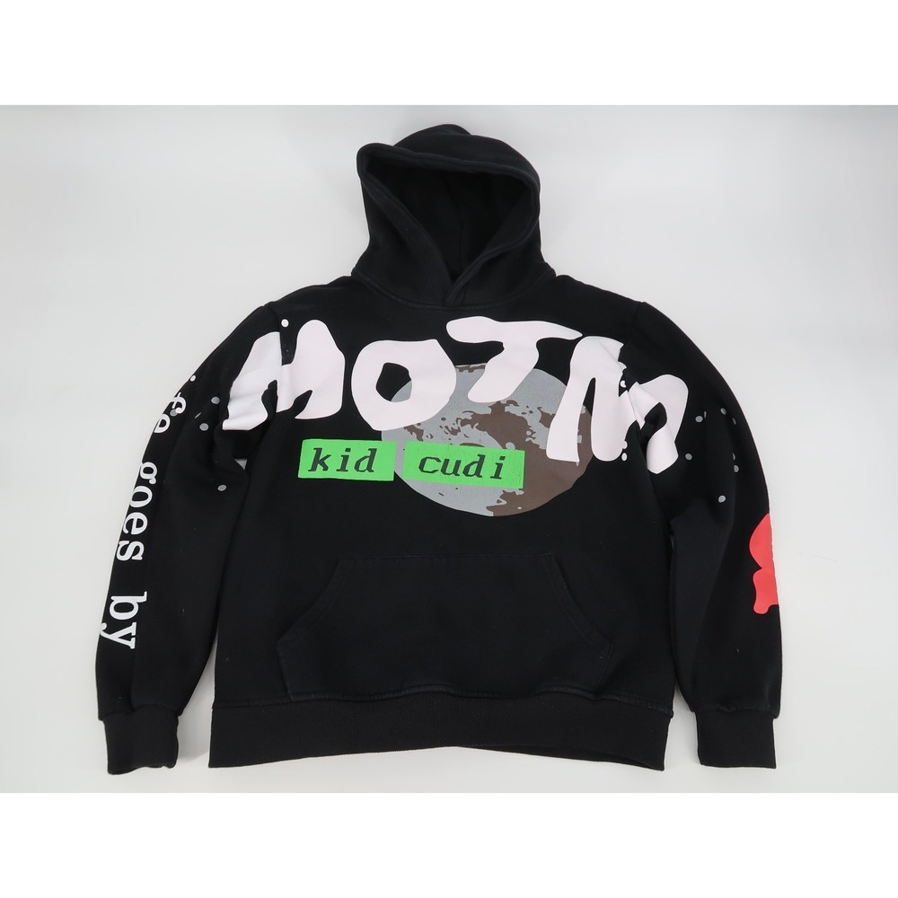 Kid Cudi MOTM III Man On The Moon 3 Back Hoodie Four Cactus Size Large